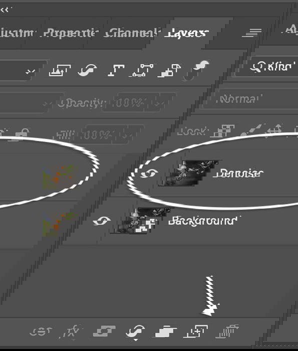 Photoshop screenshot duplicate layer